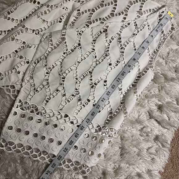 Alberto Makali White Boho Open Front Vest Size XS - Picture 6 of 6